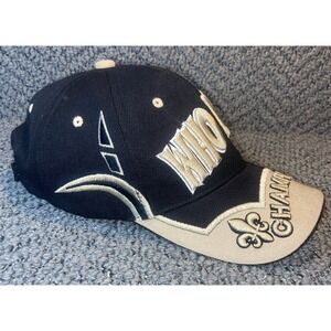 Vtg Who Dat Champions New Orleans Saints Cap Hat City Hunter Embroidered Worn